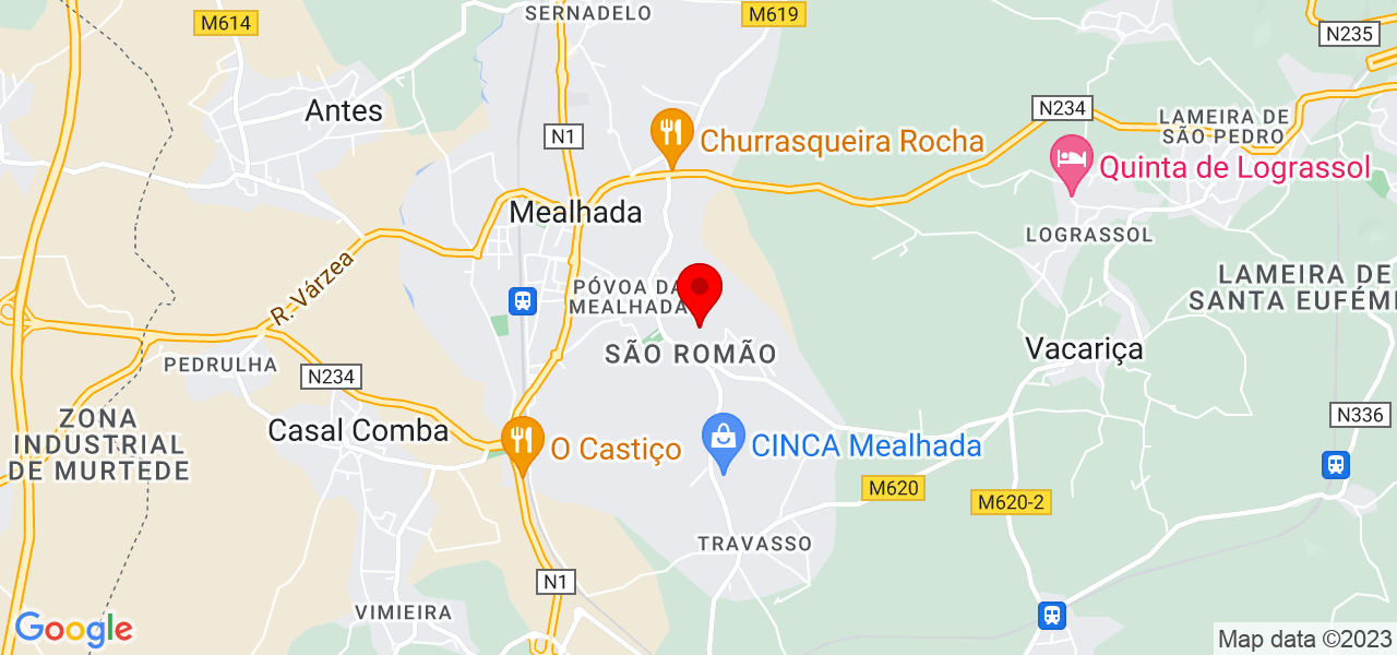 Jo&atilde;o Gaivoto - Aveiro - Mealhada - Mapa