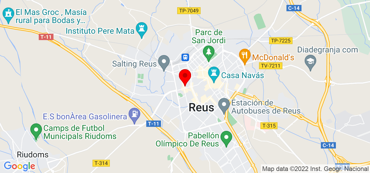 Dana - Cataluña - Reus - Mapa