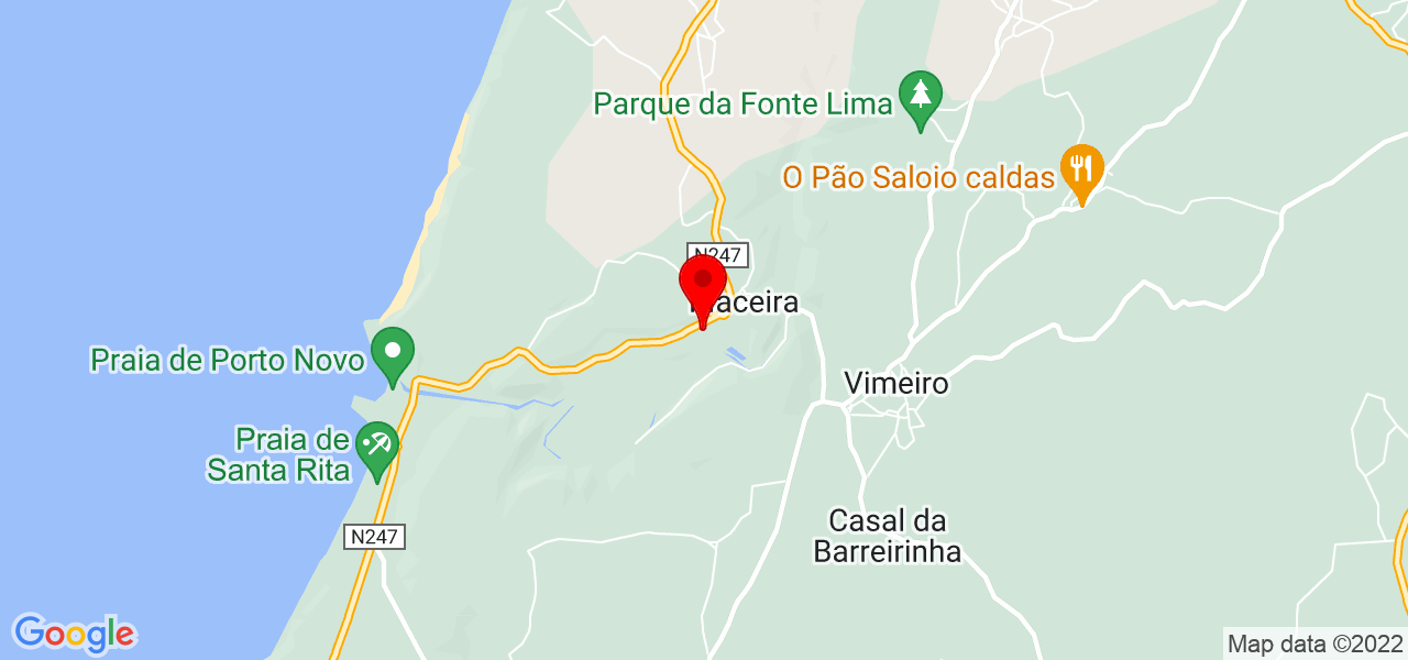 Andr&eacute; Gomes - Lisboa - Torres Vedras - Mapa