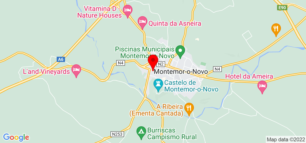 Margarida Ravasqueira - Évora - Montemor-o-Novo - Mapa