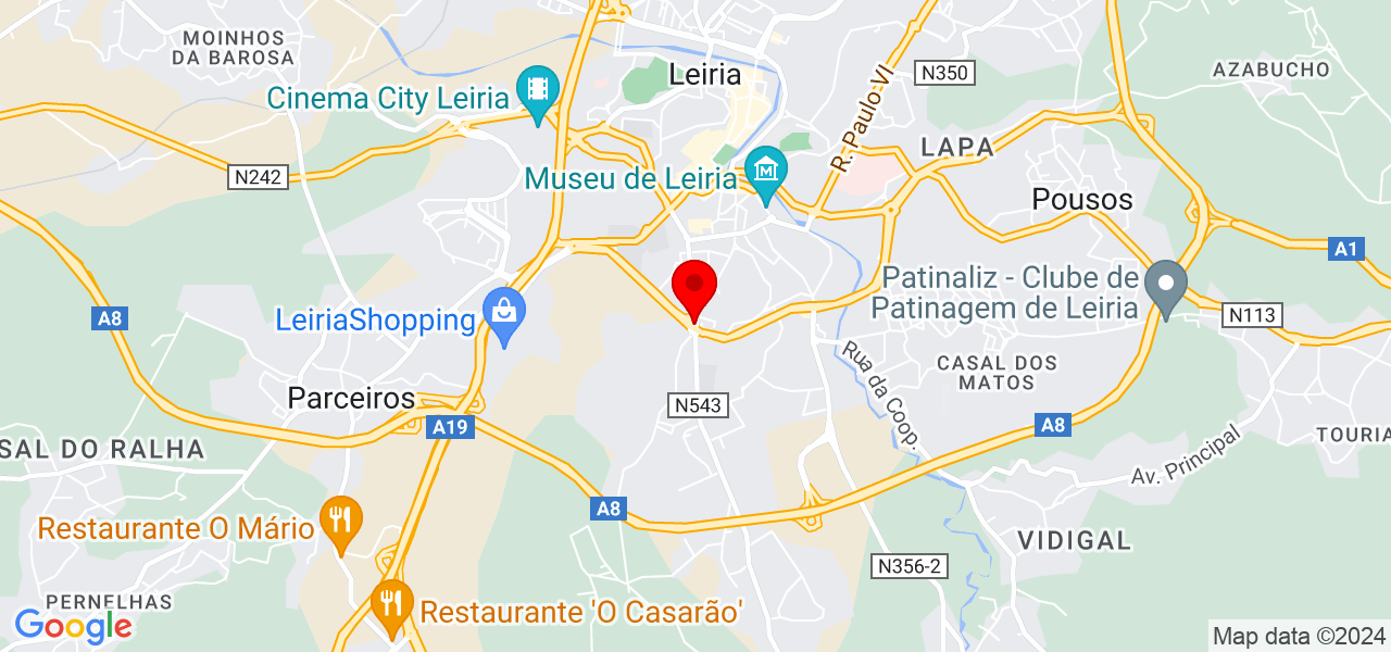 Erenice - Leiria - Leiria - Mapa
