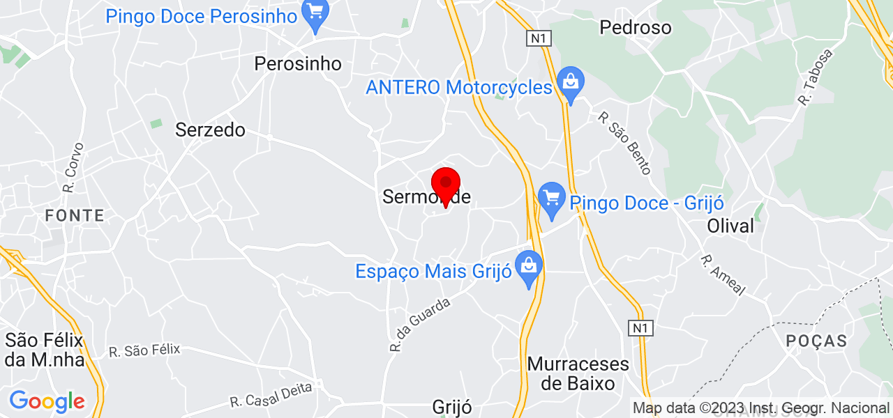 H&eacute;lio Reis - Porto - Vila Nova de Gaia - Mapa