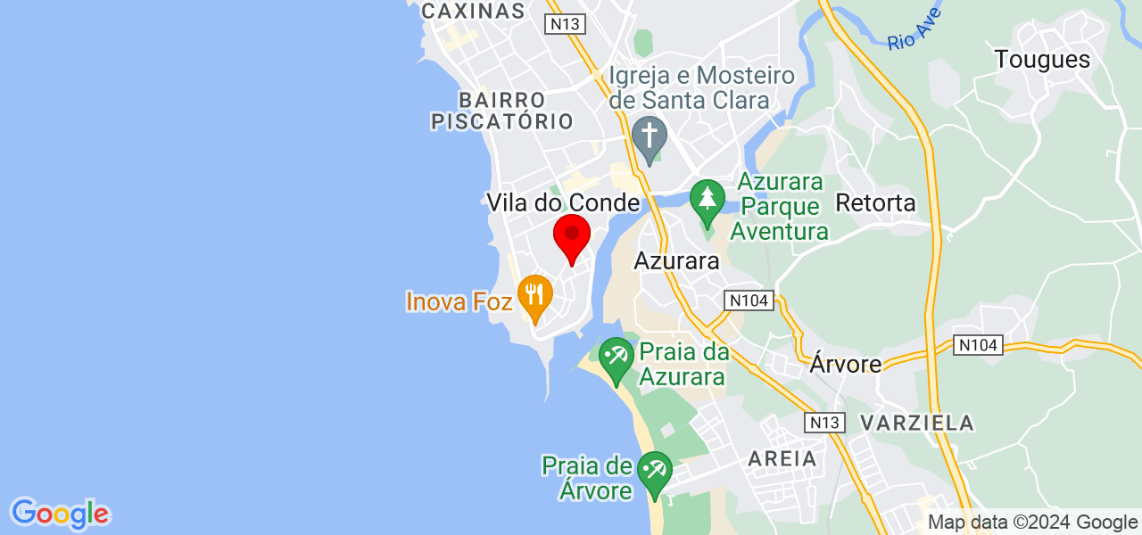 Isabel Martins - Porto - Vila do Conde - Mapa
