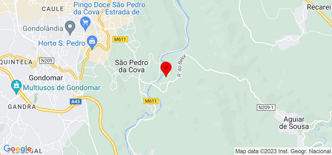 FSABRILHAR - Porto - Gondomar - Mapa