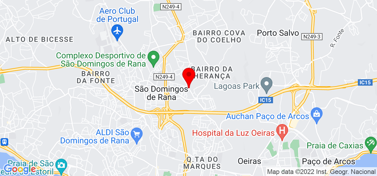 Gesiele - Lisboa - Cascais - Mapa