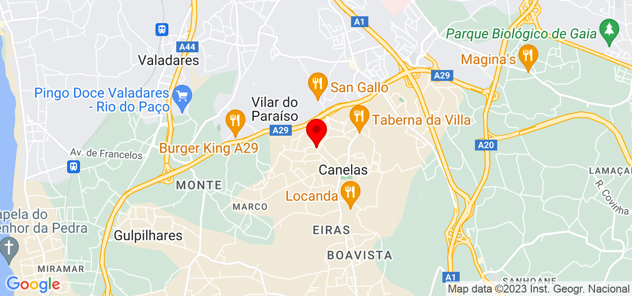 Rafaela Regalado - Porto - Vila Nova de Gaia - Mapa