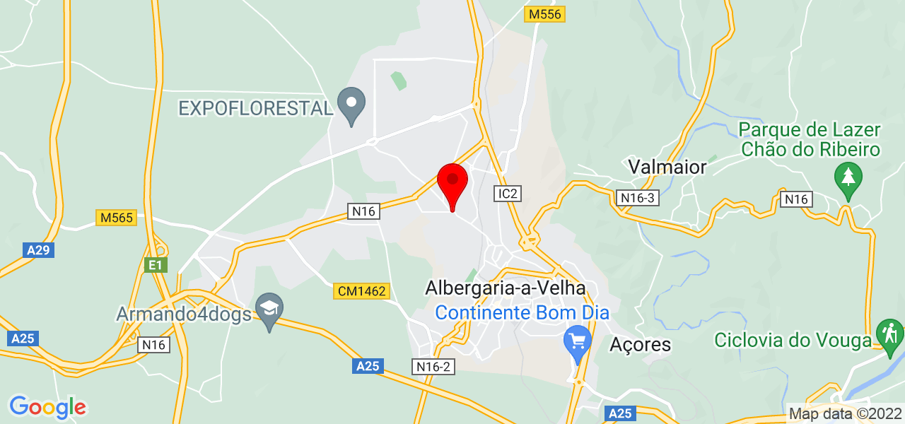 Emanuel Gomes - Aveiro - Albergaria-a-Velha - Mapa