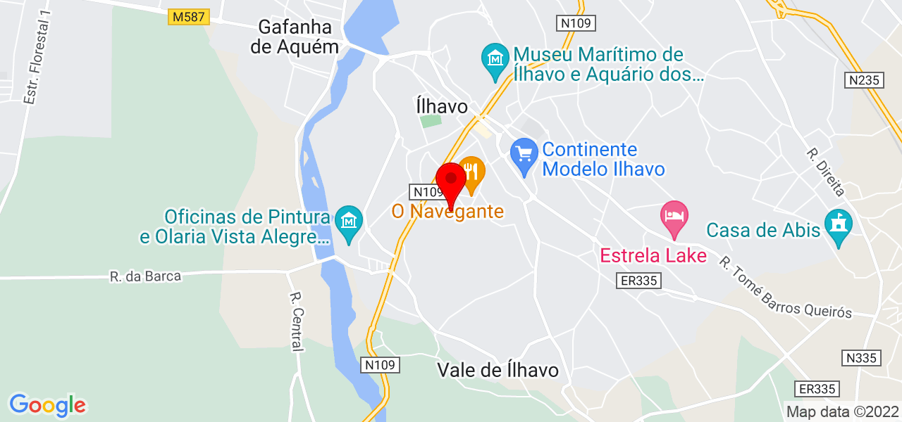 Carla - Aveiro - Ílhavo - Mapa