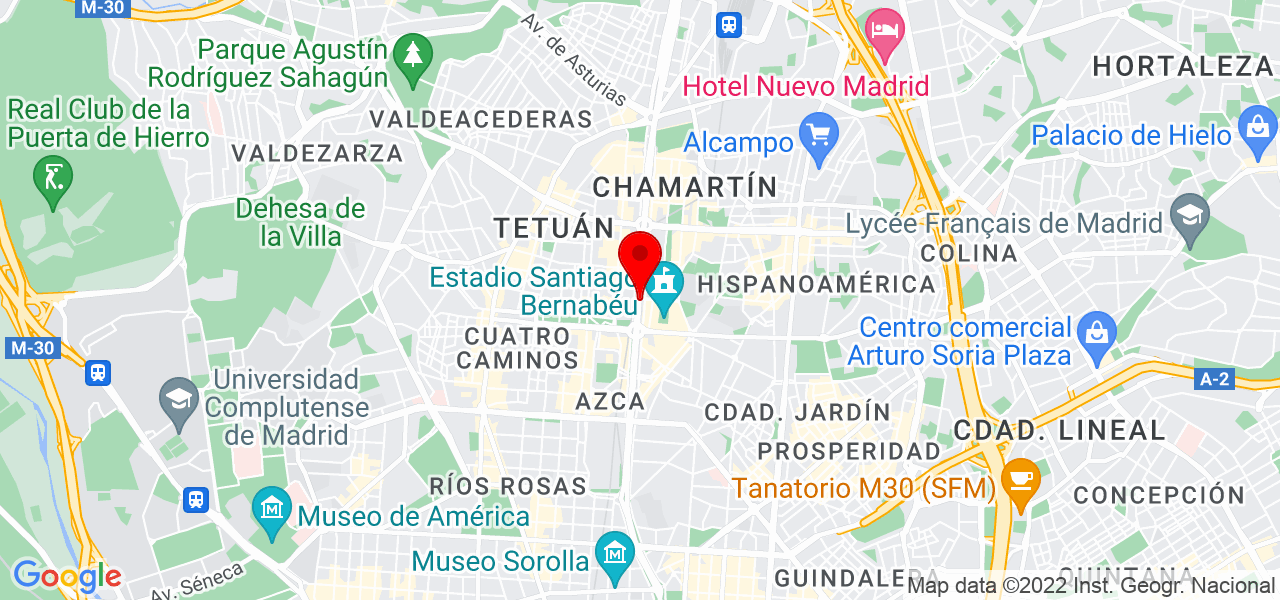 Visados Empresas - Comunidad de Madrid - Madrid - Mapa