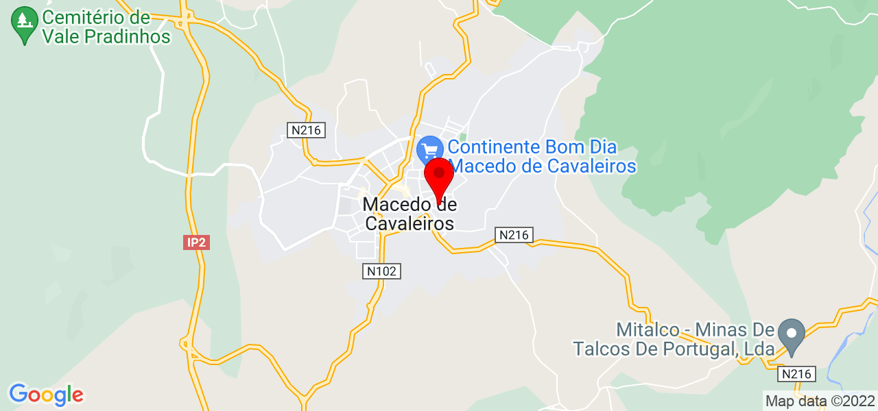 jorge - Bragança - Macedo de Cavaleiros - Map