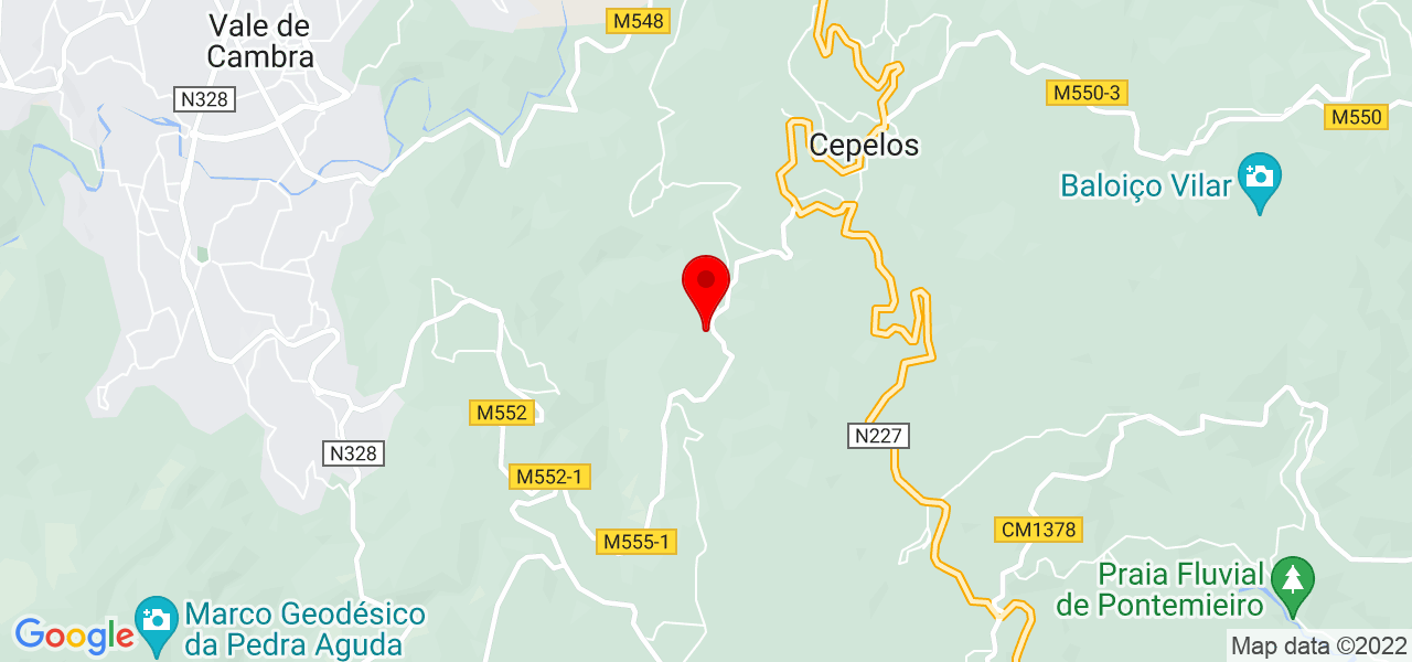 Rafael Soares - Aveiro - Vale de Cambra - Mapa