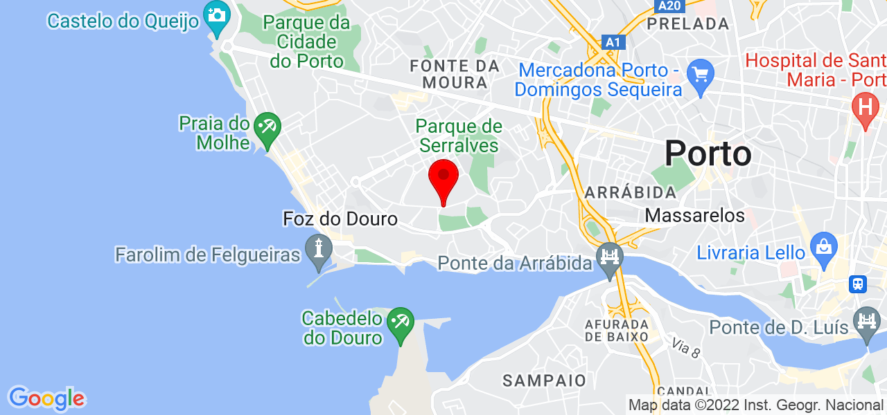 &Iacute;ris Ribeiro - Porto - Porto - Mapa