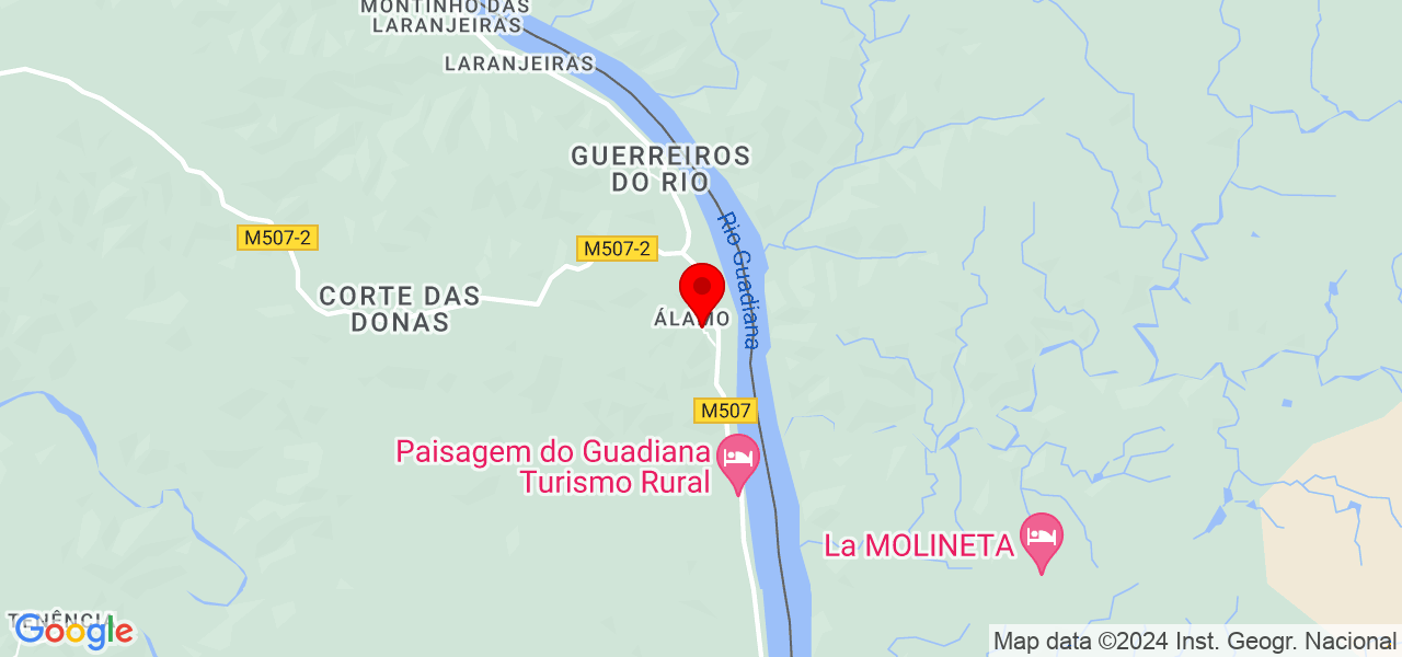 Bárbara Gil - Faro - Alcoutim - Map