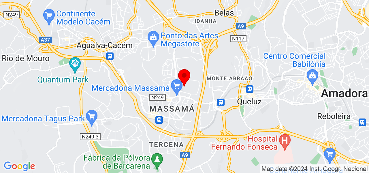 Melany Moreira - Lisboa - Sintra - Mapa