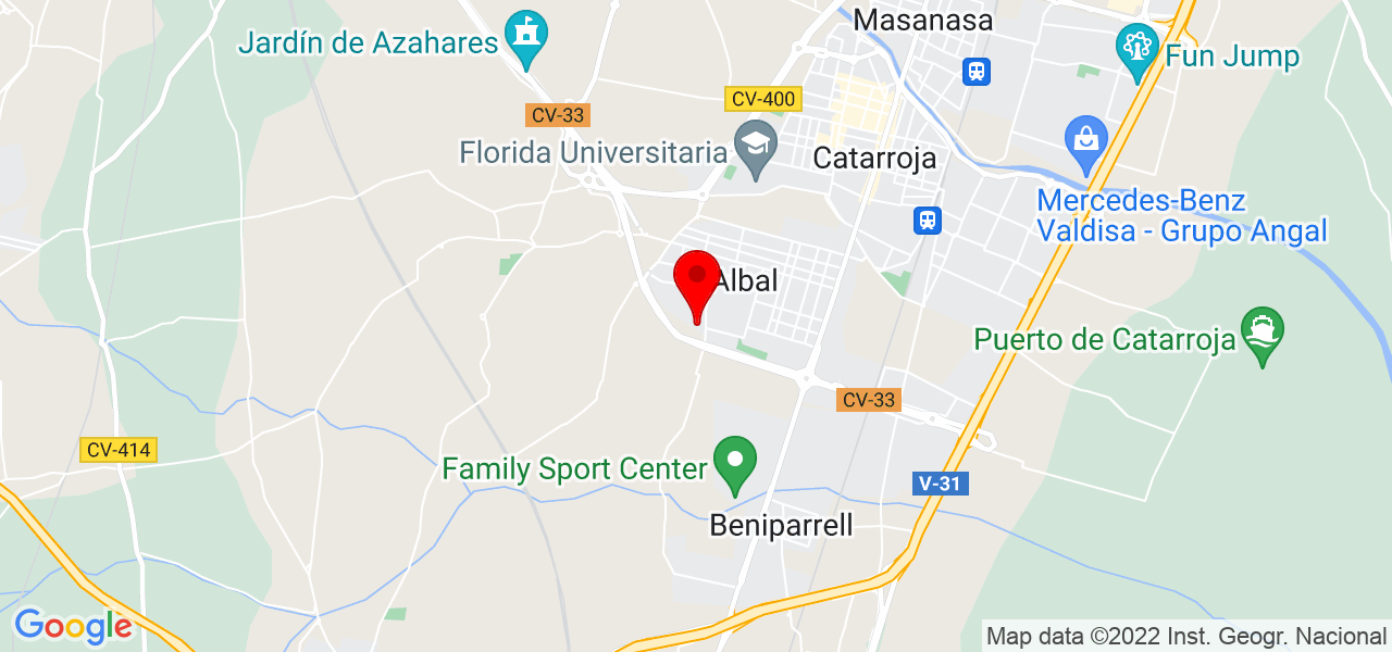 Musculhouse - Comunidad Valenciana - Albal - Mapa