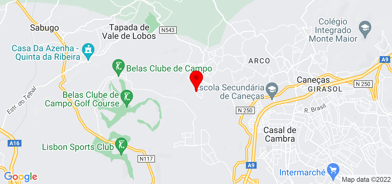 Telmo Estrelado - Lisboa - Sintra - Mapa