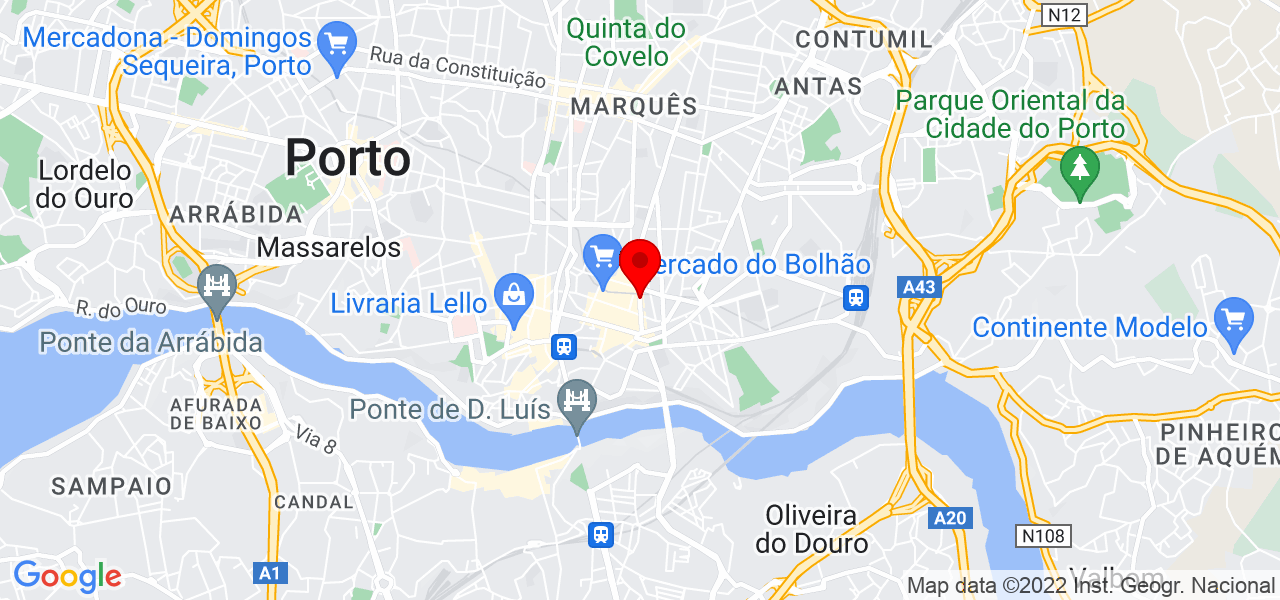 Henrique - Porto - Porto - Mapa