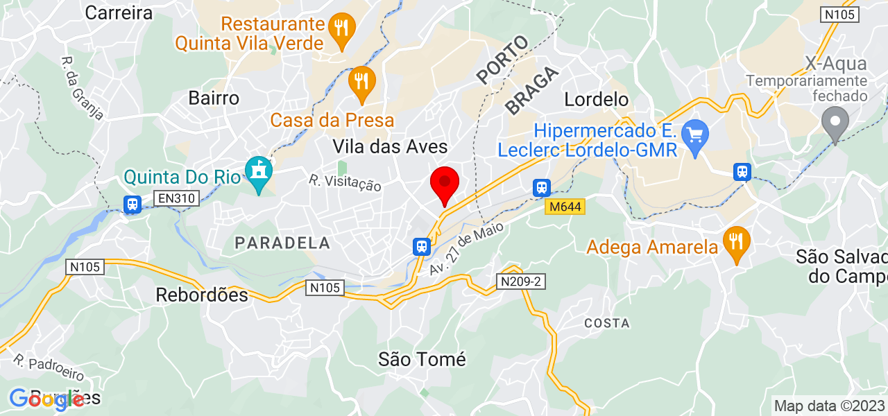 DS - servi&ccedil;os e repara&ccedil;&otilde;es - Porto - Santo Tirso - Mapa