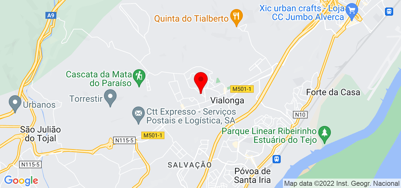 Patricia Pinheiro - Lisboa - Vila Franca de Xira - Mapa