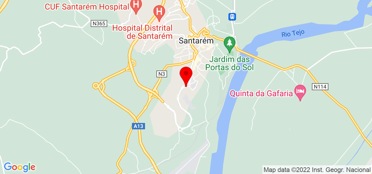 Silvana Cristov&atilde;o - Santarém - Santarém - Mapa