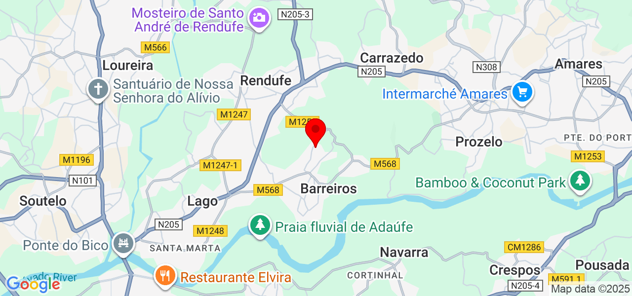 Maria Pimenta - Braga - Amares - Map