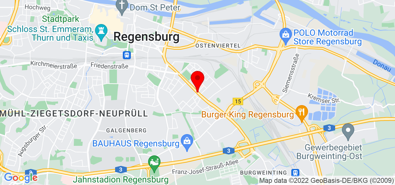 Profi-Reinigung-Regensburg - Bayern - Regensburg - Karte