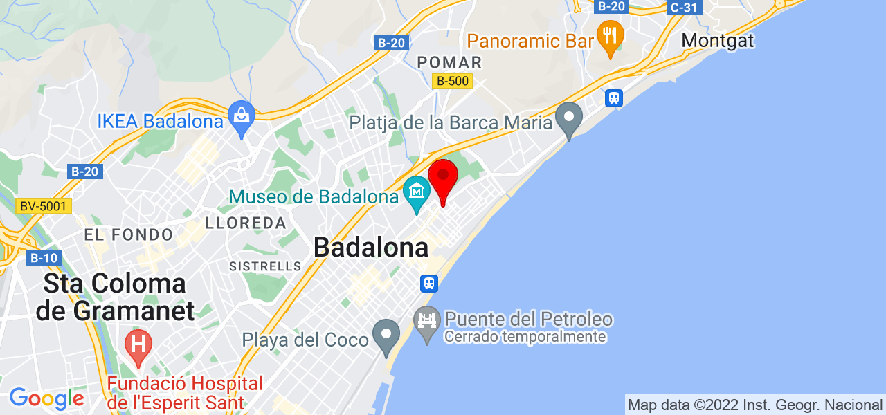 Youssef - Cataluña - Badalona - Mapa