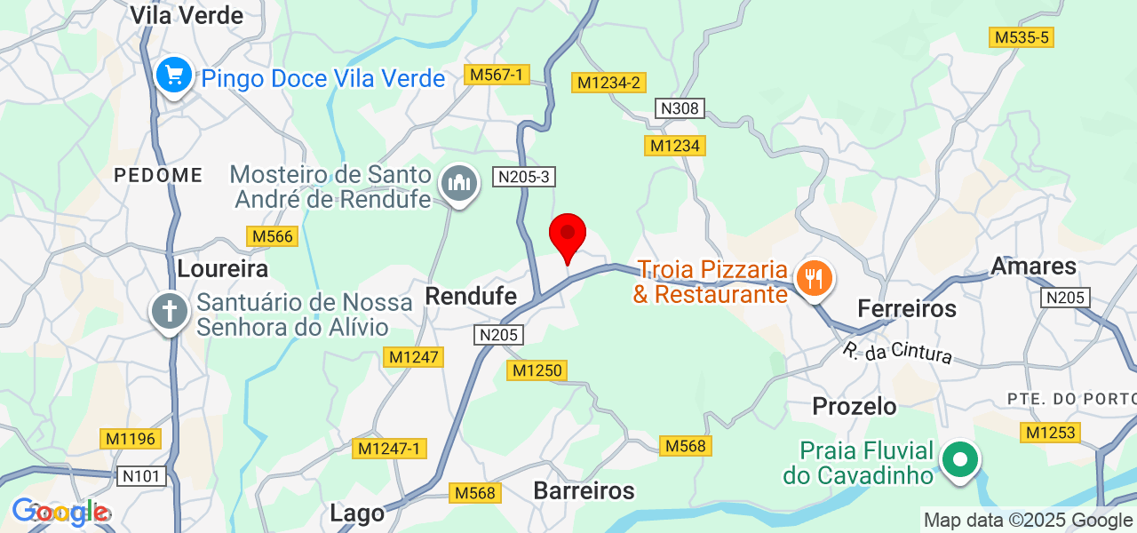Cátia - Braga - Amares - Carte