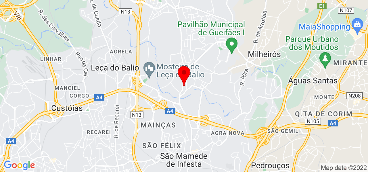 Beatriz - Porto - Matosinhos - Karte