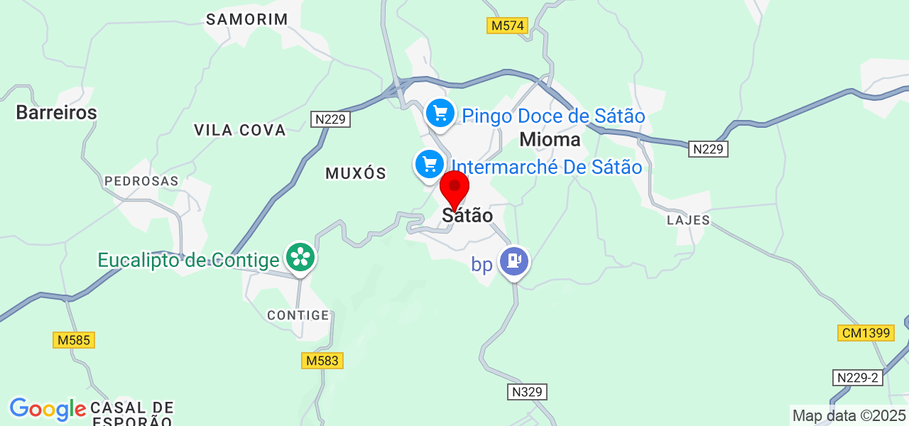 Everton Felipe - Viseu - Sátão - Mapa