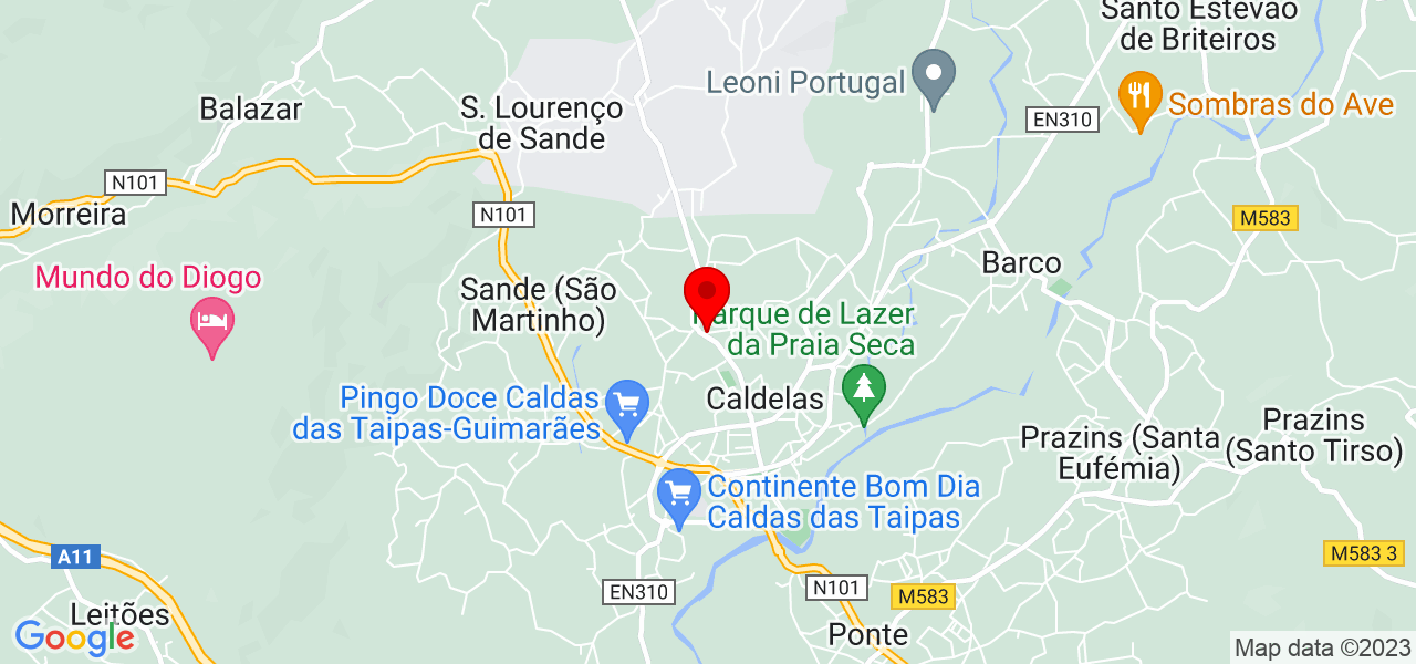 135milimetros - Braga - Guimarães - Mapa