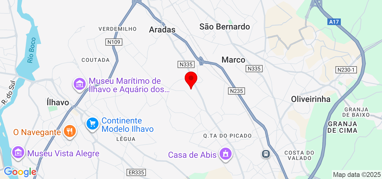 José Pelaio - Aveiro - Aveiro - Mapa