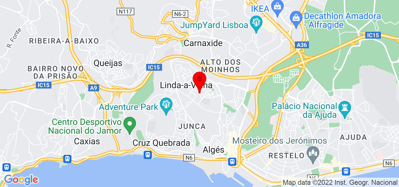 Ekonta Contabilidade Online - Lisboa - Oeiras - Mapa