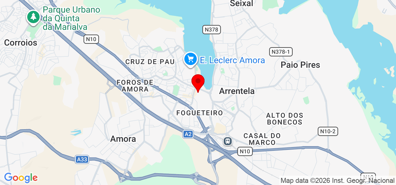 Laura Correia - Setúbal - Seixal - Map