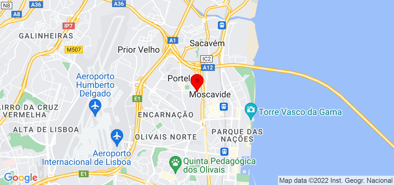 J&oacute;natas - Lisboa - Loures - Mapa