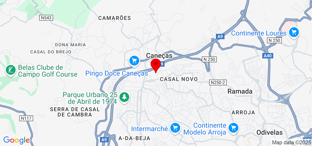 Pedro Henrique Medici - Lisboa - Odivelas - Karte