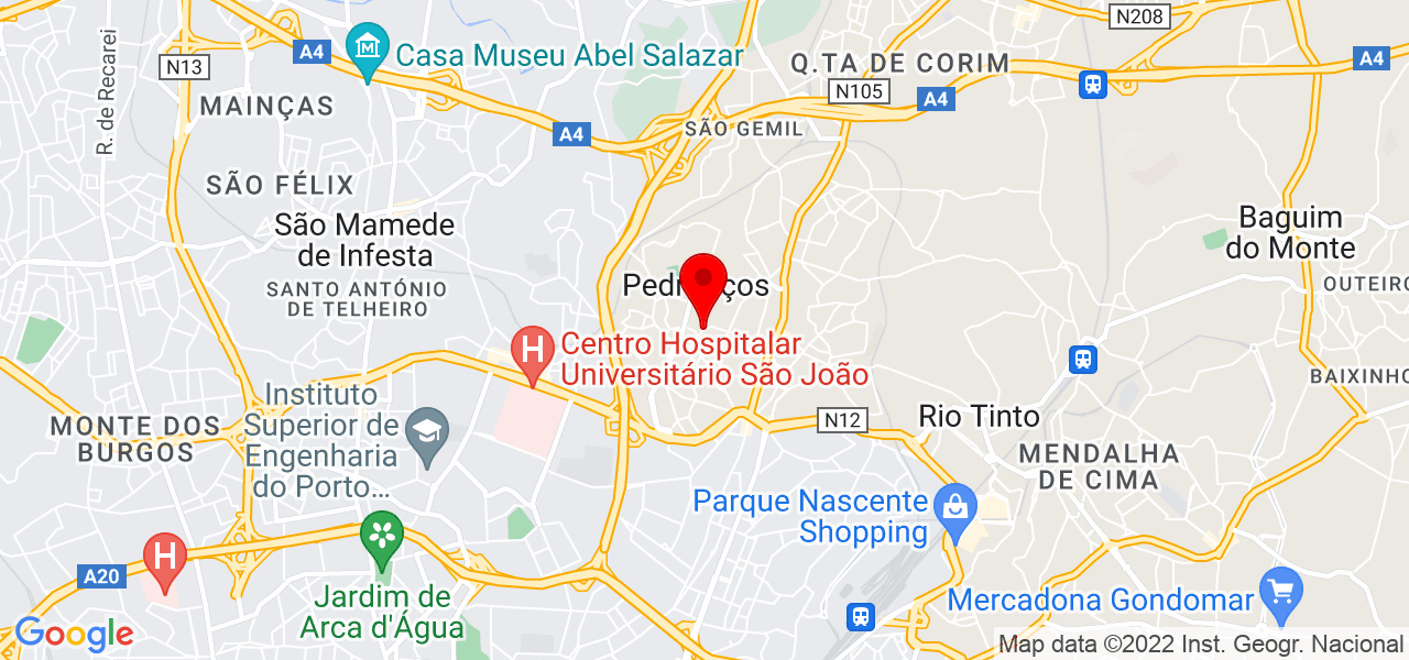 Isabel Carneiro - Porto - Maia - Mapa