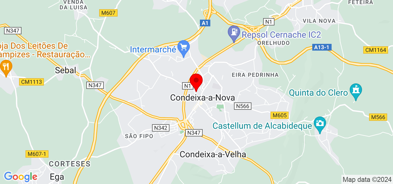 Miguel - Coimbra - Condeixa-a-Nova - Mapa