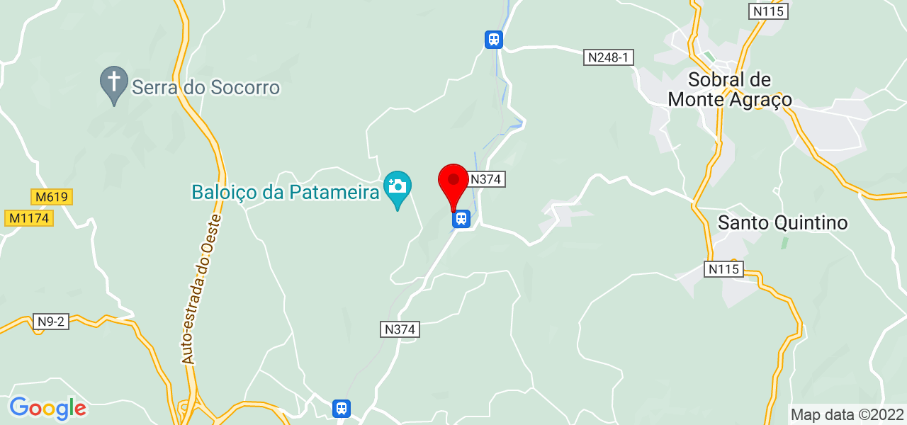 Pedro Fernandes - Lisboa - Sobral de Monte Agraço - Map