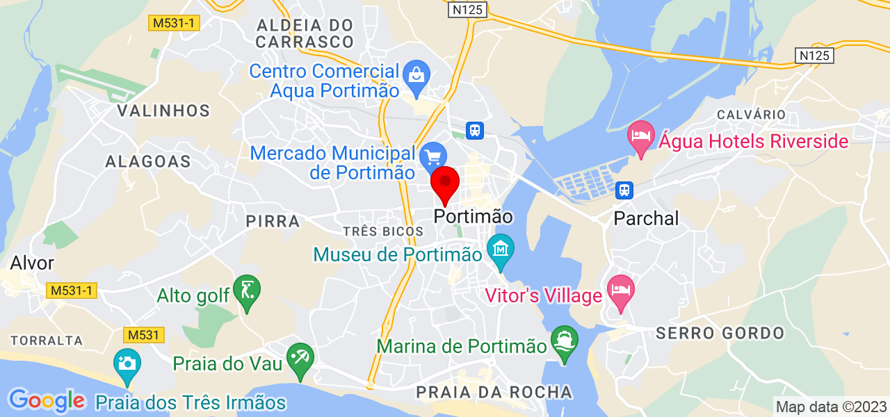 Dry Wood - Faro - Portimão - Mapa
