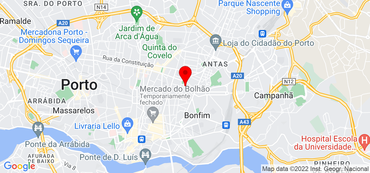 F&aacute;bio Peixoto - Porto - Porto - Mapa