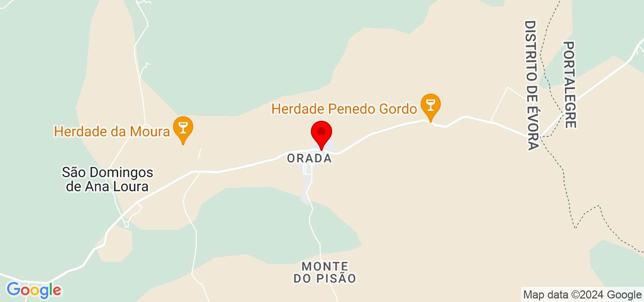 Andreia Malanho - Évora - Borba - Map