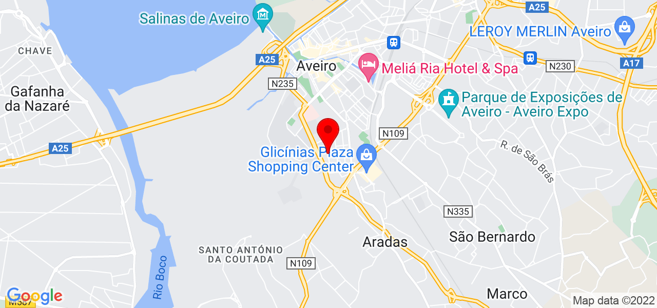 Ver&oacute;nica Pires - Aveiro - Aveiro - Mapa