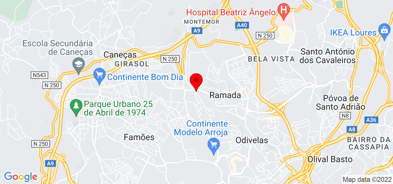 Arcliventi Lda - Lisboa - Odivelas - Mapa