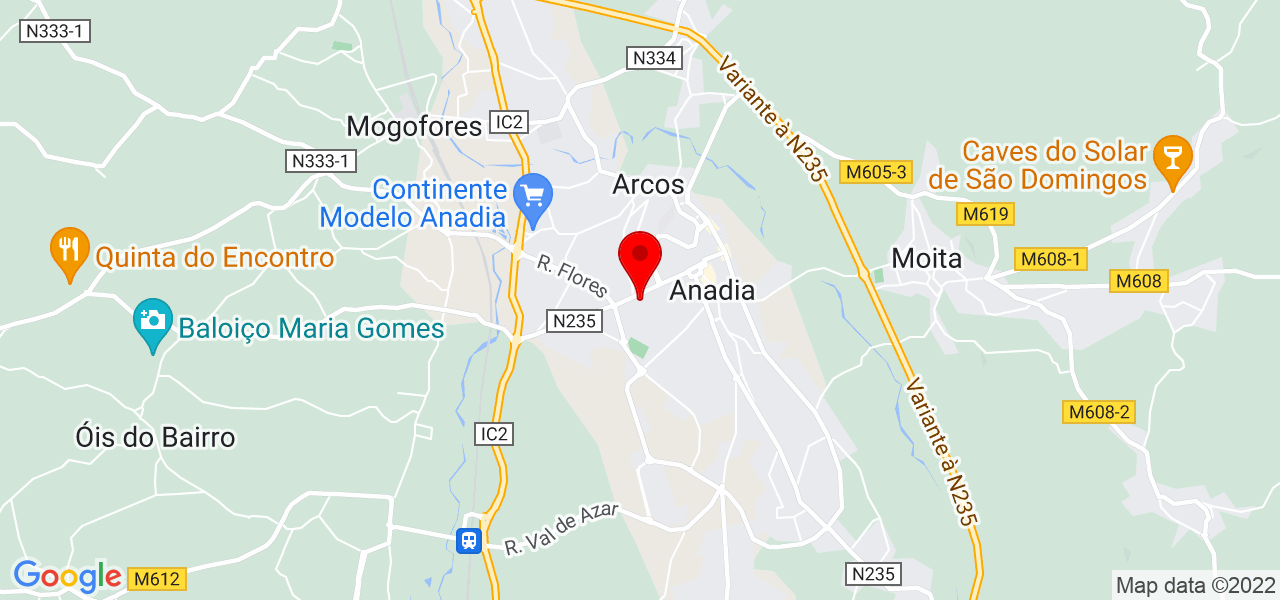 artur alves - Aveiro - Anadia - Mapa