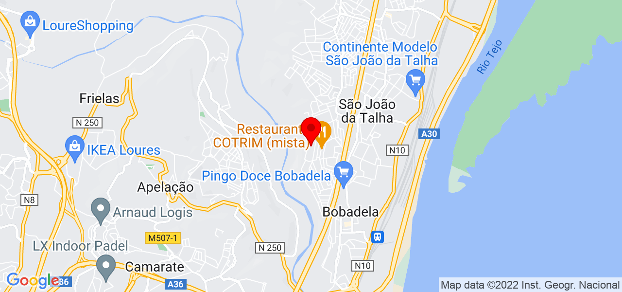 Maria mateus - Lisboa - Loures - Mapa