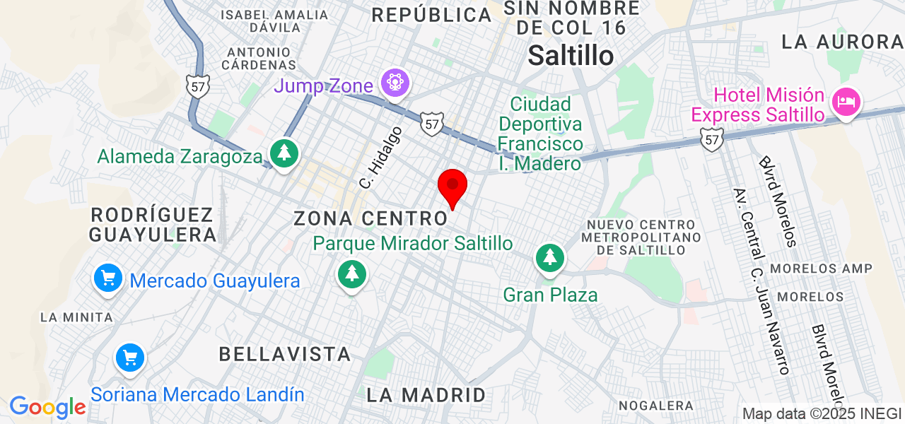De &amp; IN [ ~Dise&ntilde;o e Instalaci&oacute;n ] - Coahuila de Zaragoza - Saltillo - Map