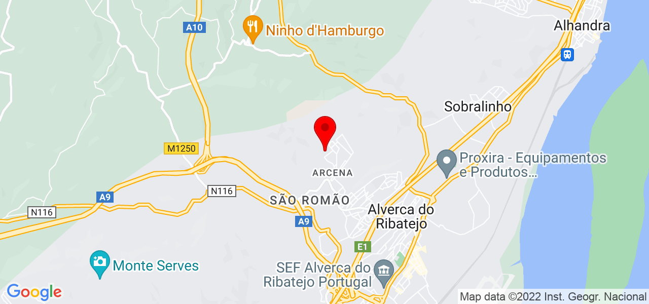 carvalho - Lisboa - Vila Franca de Xira - Mapa