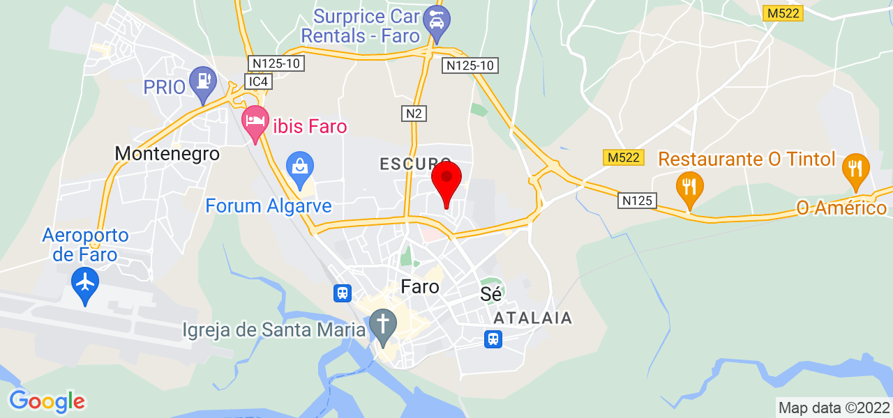 Diana Coles - Faro - Faro - Map