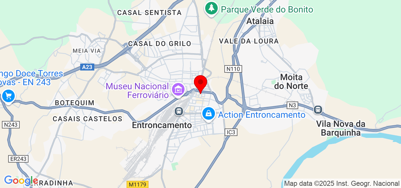 Gabriel Effgen - Santarém - Entroncamento - Map